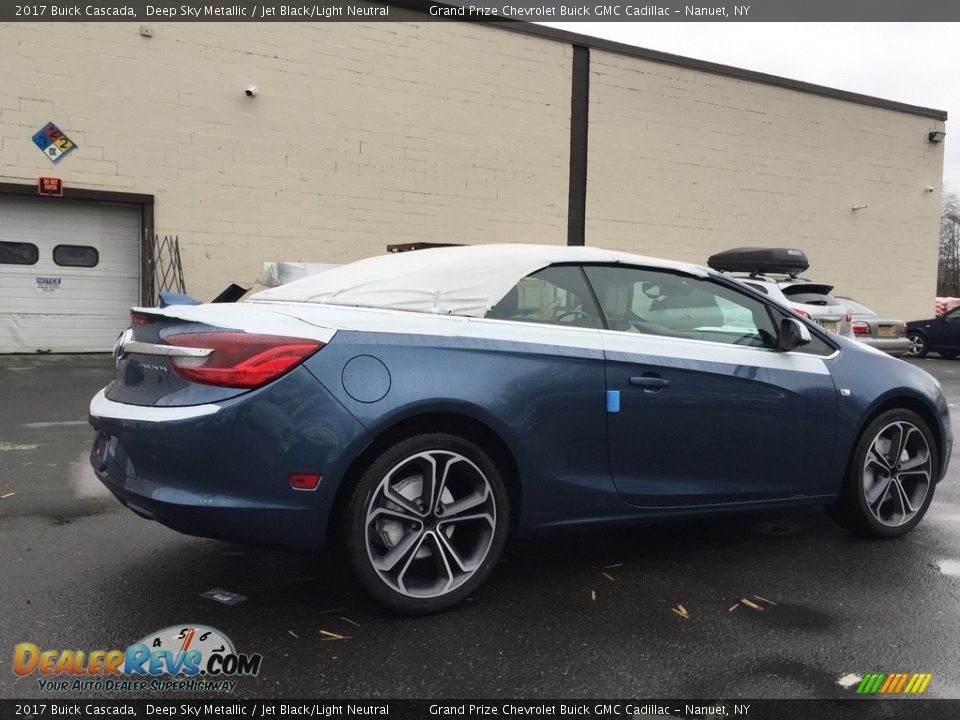 2017 Buick Cascada Deep Sky Metallic / Jet Black/Light Neutral Photo #4