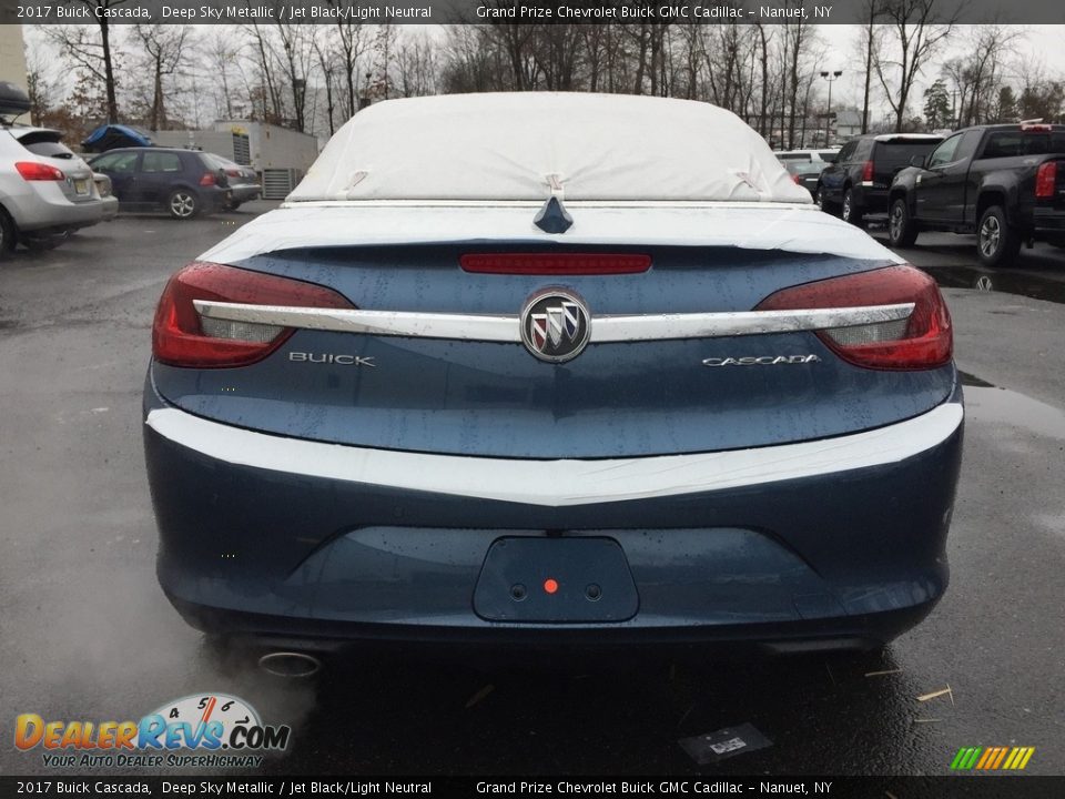 2017 Buick Cascada Deep Sky Metallic / Jet Black/Light Neutral Photo #5