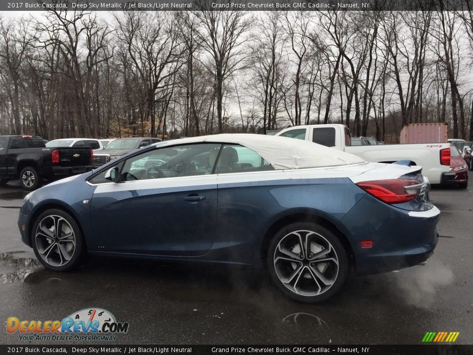 2017 Buick Cascada Deep Sky Metallic / Jet Black/Light Neutral Photo #6