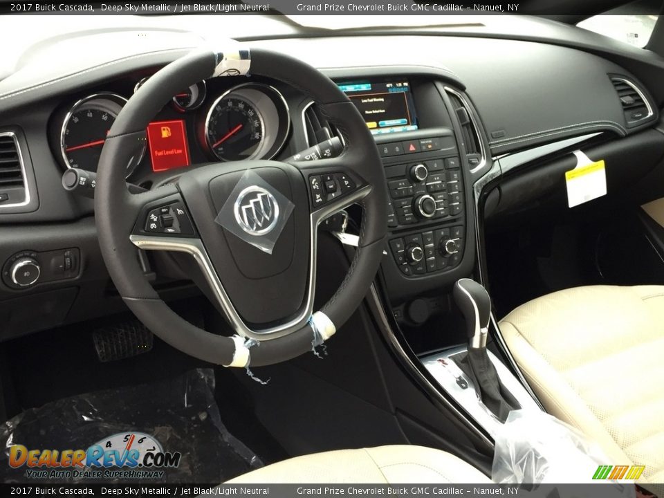 2017 Buick Cascada Deep Sky Metallic / Jet Black/Light Neutral Photo #8