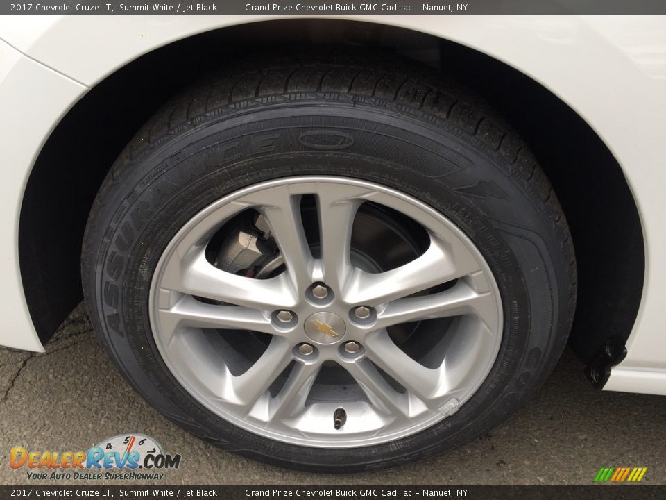 2017 Chevrolet Cruze LT Summit White / Jet Black Photo #10