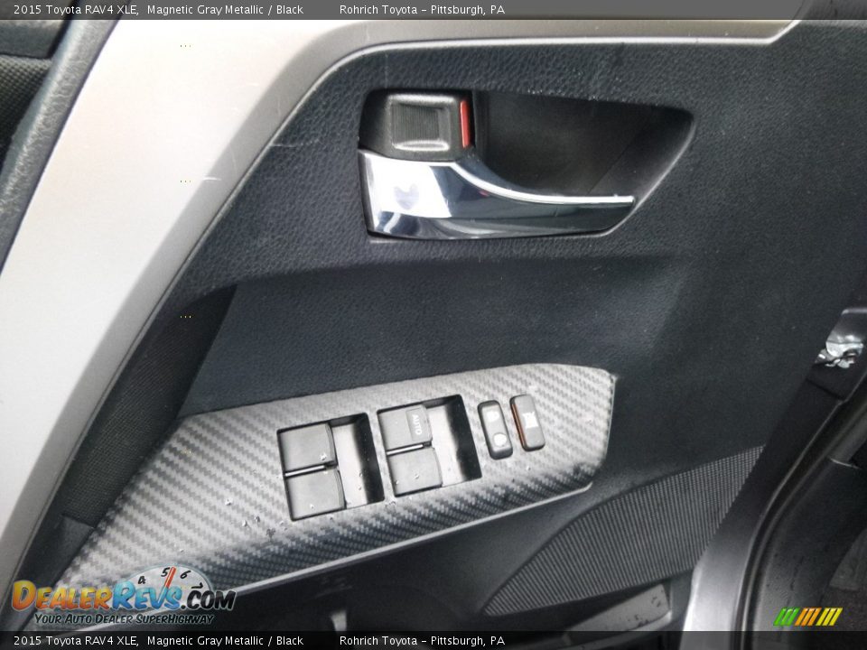 2015 Toyota RAV4 XLE Magnetic Gray Metallic / Black Photo #19