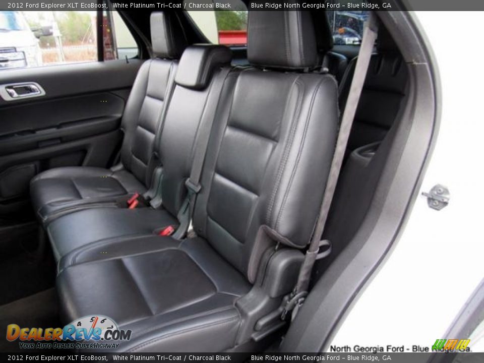 2012 Ford Explorer XLT EcoBoost White Platinum Tri-Coat / Charcoal Black Photo #13