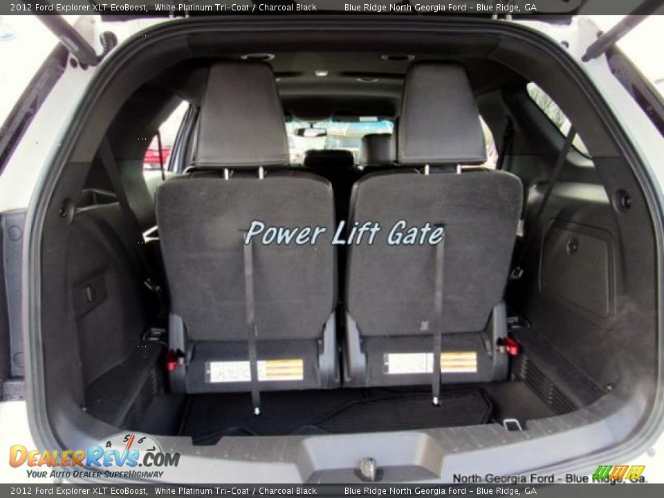 2012 Ford Explorer XLT EcoBoost White Platinum Tri-Coat / Charcoal Black Photo #16