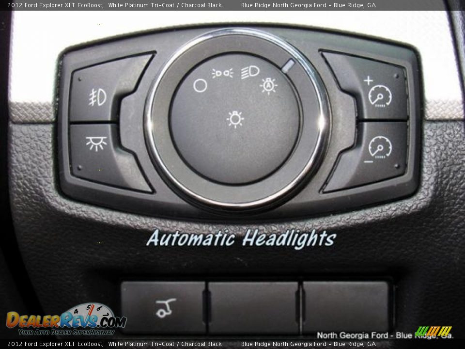 2012 Ford Explorer XLT EcoBoost White Platinum Tri-Coat / Charcoal Black Photo #23