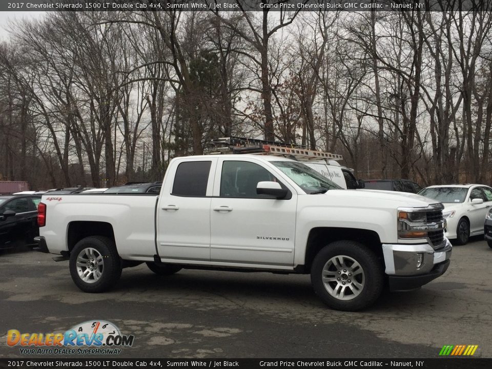 2017 Chevrolet Silverado 1500 LT Double Cab 4x4 Summit White / Jet Black Photo #3