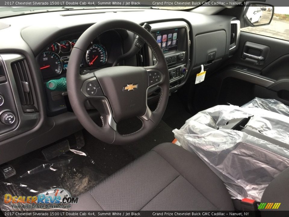 2017 Chevrolet Silverado 1500 LT Double Cab 4x4 Summit White / Jet Black Photo #8