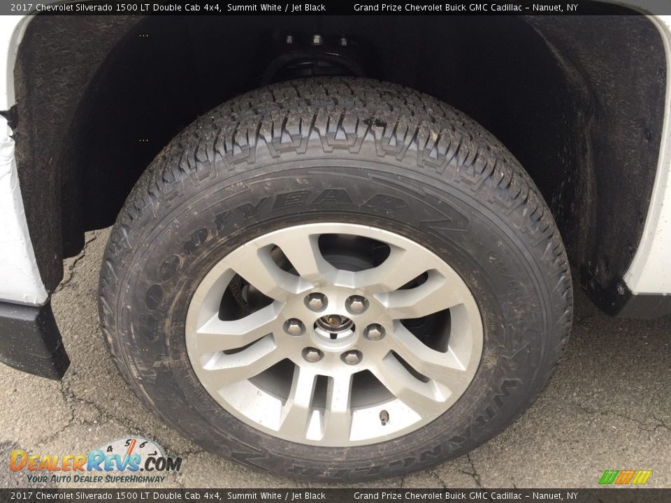 2017 Chevrolet Silverado 1500 LT Double Cab 4x4 Summit White / Jet Black Photo #9