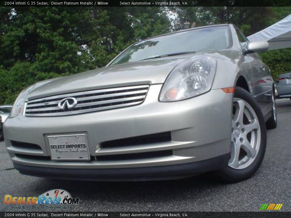 2004 Infiniti G 35 Sedan Desert Platinum Metallic / Willow Photo #1
