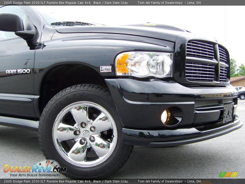 2005 Dodge Ram 1500 SLT Rumble Bee Regular Cab 4x4 Black / Dark Slate Gray Photo #2