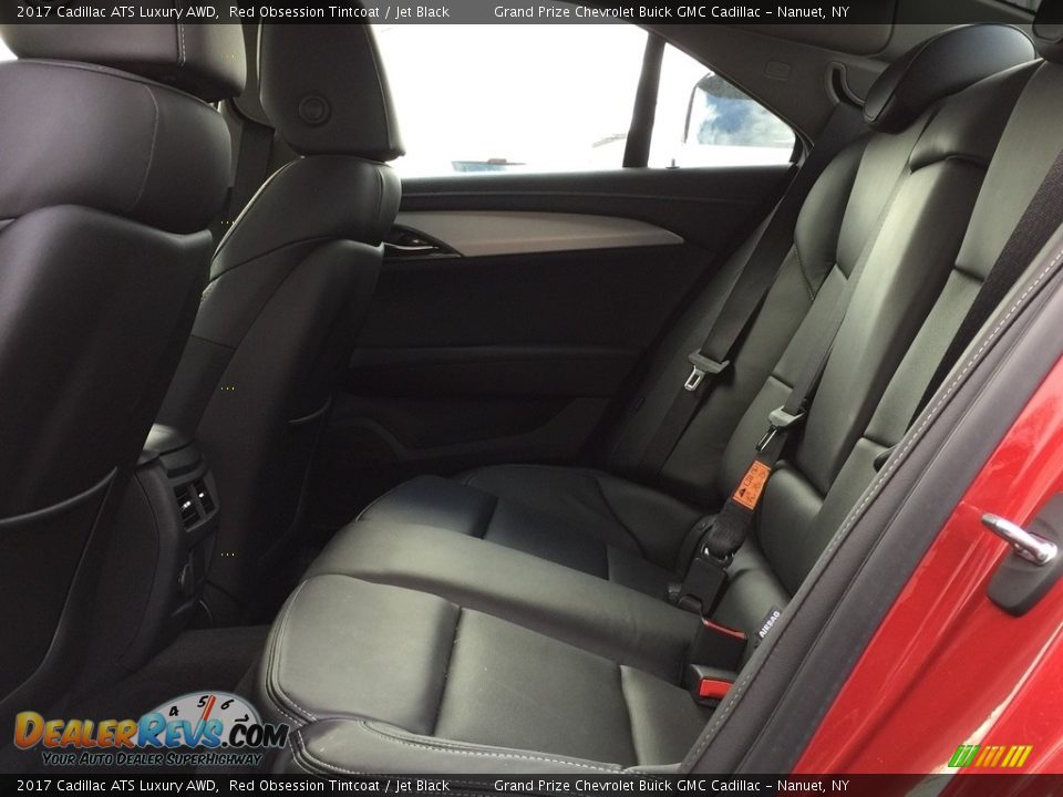 2017 Cadillac ATS Luxury AWD Red Obsession Tintcoat / Jet Black Photo #8