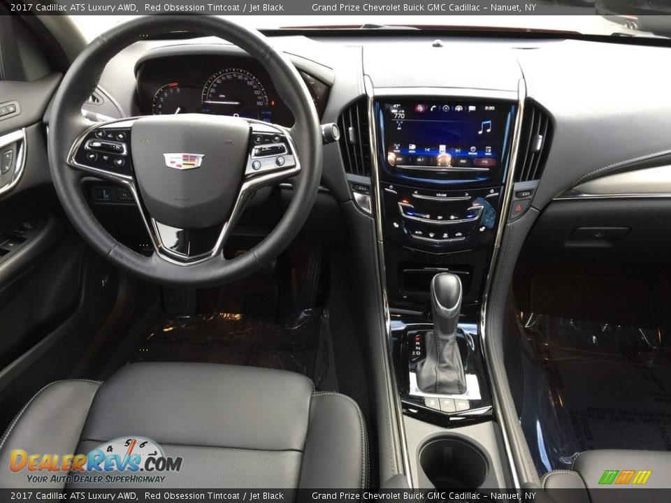2017 Cadillac ATS Luxury AWD Red Obsession Tintcoat / Jet Black Photo #9