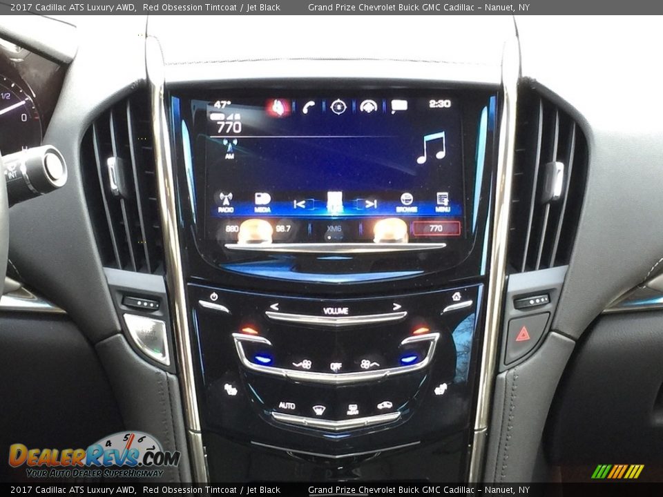 2017 Cadillac ATS Luxury AWD Red Obsession Tintcoat / Jet Black Photo #10