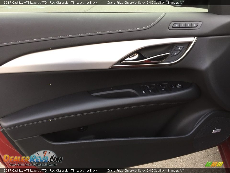 2017 Cadillac ATS Luxury AWD Red Obsession Tintcoat / Jet Black Photo #14