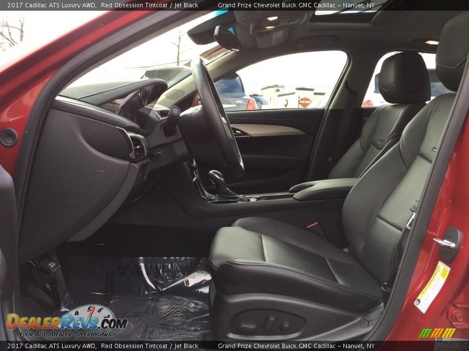 2017 Cadillac ATS Luxury AWD Red Obsession Tintcoat / Jet Black Photo #15