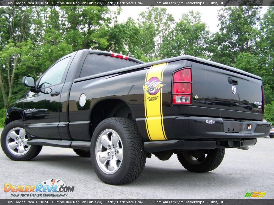 2005 Dodge Ram 1500 SLT Rumble Bee Regular Cab 4x4 Black / Dark Slate Gray Photo #5