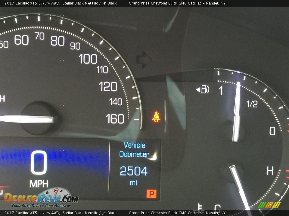 2017 Cadillac XT5 Luxury AWD Stellar Black Metallic / Jet Black Photo #13
