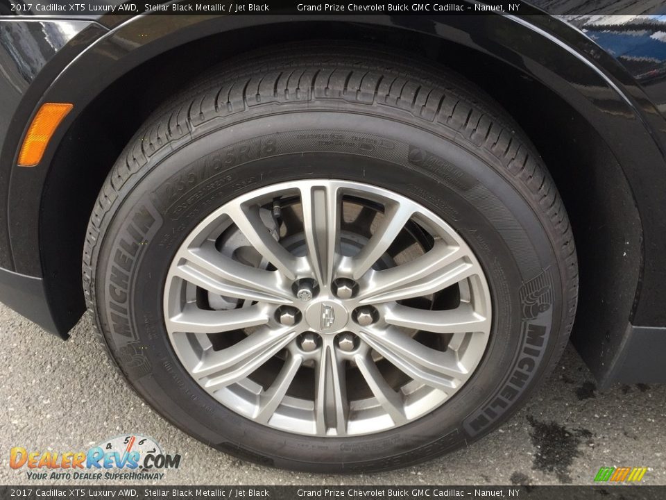 2017 Cadillac XT5 Luxury AWD Stellar Black Metallic / Jet Black Photo #16