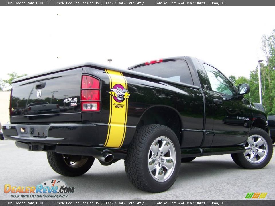 2005 Dodge Ram 1500 SLT Rumble Bee Regular Cab 4x4 Black / Dark Slate Gray Photo #9