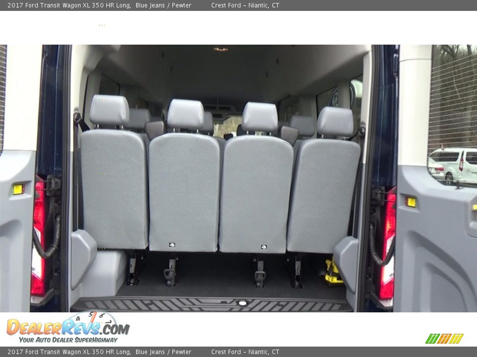 2017 Ford Transit Wagon XL 350 HR Long Blue Jeans / Pewter Photo #17
