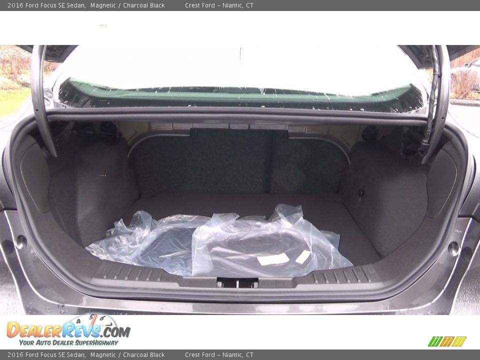 2016 Ford Focus SE Sedan Magnetic / Charcoal Black Photo #20