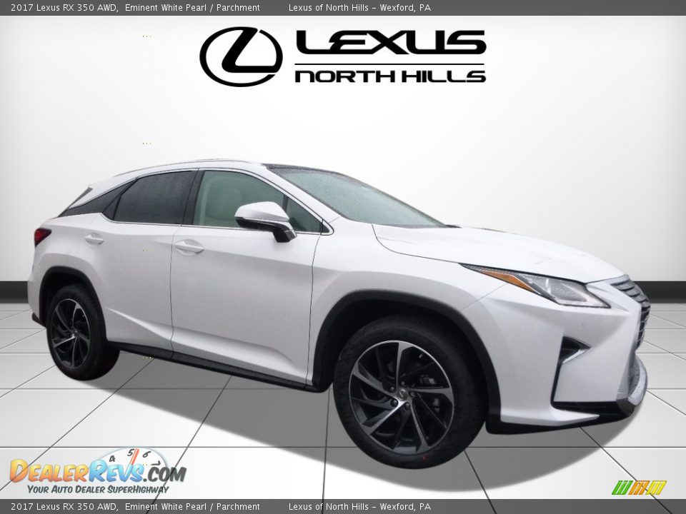 2017 Lexus RX 350 AWD Eminent White Pearl / Parchment Photo #1