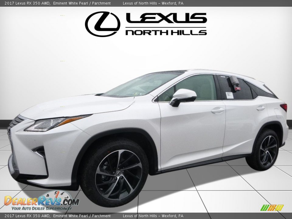 2017 Lexus RX 350 AWD Eminent White Pearl / Parchment Photo #4