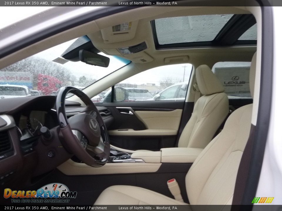 2017 Lexus RX 350 AWD Eminent White Pearl / Parchment Photo #7