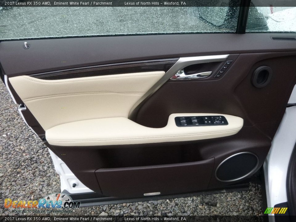 2017 Lexus RX 350 AWD Eminent White Pearl / Parchment Photo #10