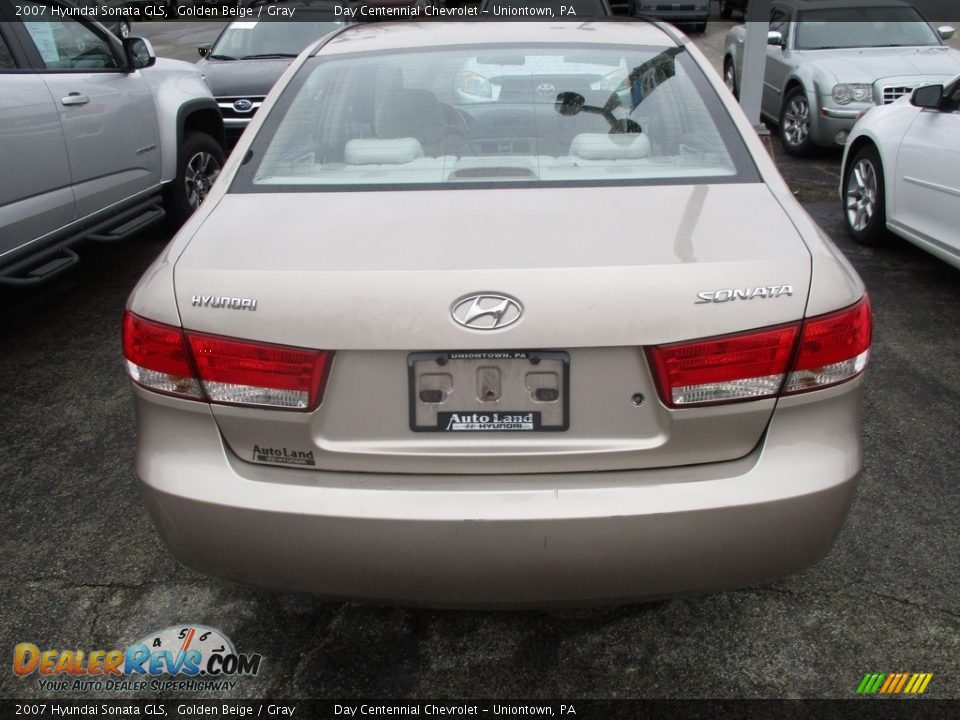 2007 Hyundai Sonata GLS Golden Beige / Gray Photo #5