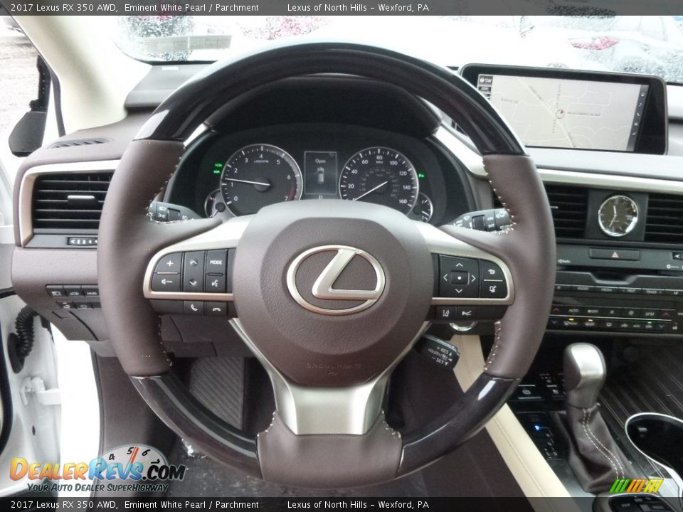 2017 Lexus RX 350 AWD Eminent White Pearl / Parchment Photo #12
