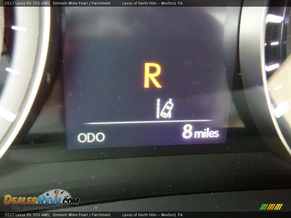 2017 Lexus RX 350 AWD Eminent White Pearl / Parchment Photo #15