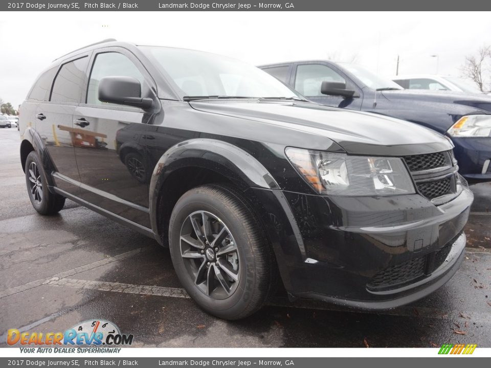 2017 Dodge Journey SE Pitch Black / Black Photo #4