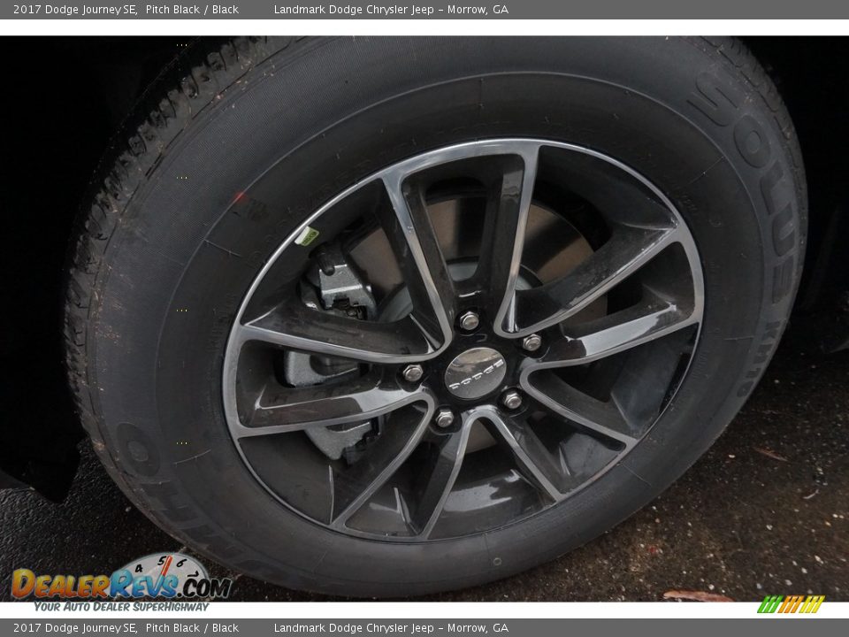 2017 Dodge Journey SE Pitch Black / Black Photo #5