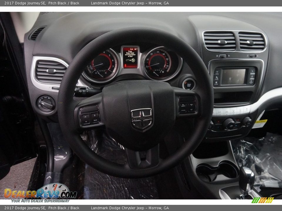 2017 Dodge Journey SE Pitch Black / Black Photo #7