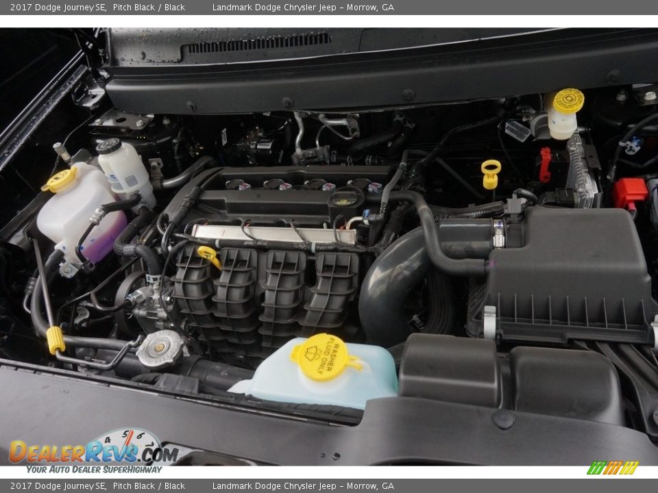 2017 Dodge Journey SE Pitch Black / Black Photo #8