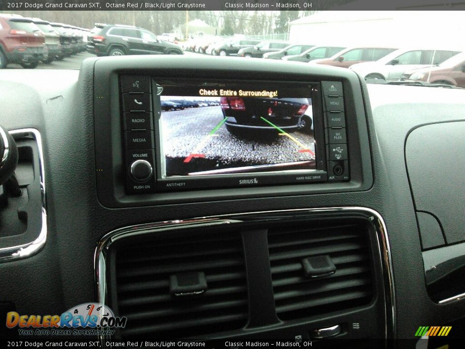 2017 Dodge Grand Caravan SXT Octane Red / Black/Light Graystone Photo #7