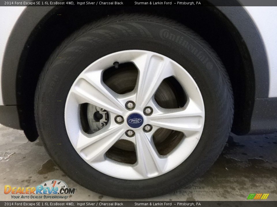 2014 Ford Escape SE 1.6L EcoBoost 4WD Ingot Silver / Charcoal Black Photo #6