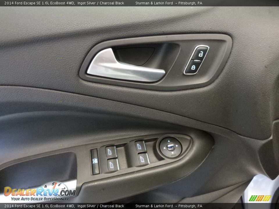 2014 Ford Escape SE 1.6L EcoBoost 4WD Ingot Silver / Charcoal Black Photo #10