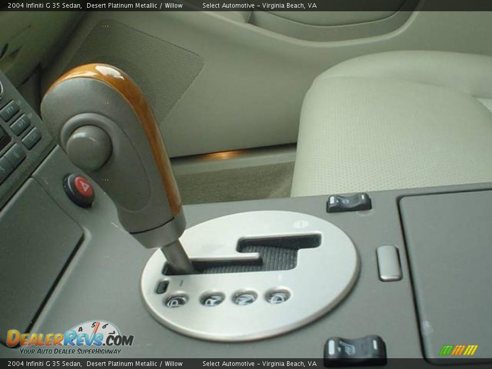 2004 Infiniti G 35 Sedan Desert Platinum Metallic / Willow Photo #19