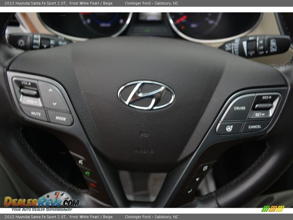 2013 Hyundai Santa Fe Sport 2.0T Frost White Pearl / Beige Photo #12