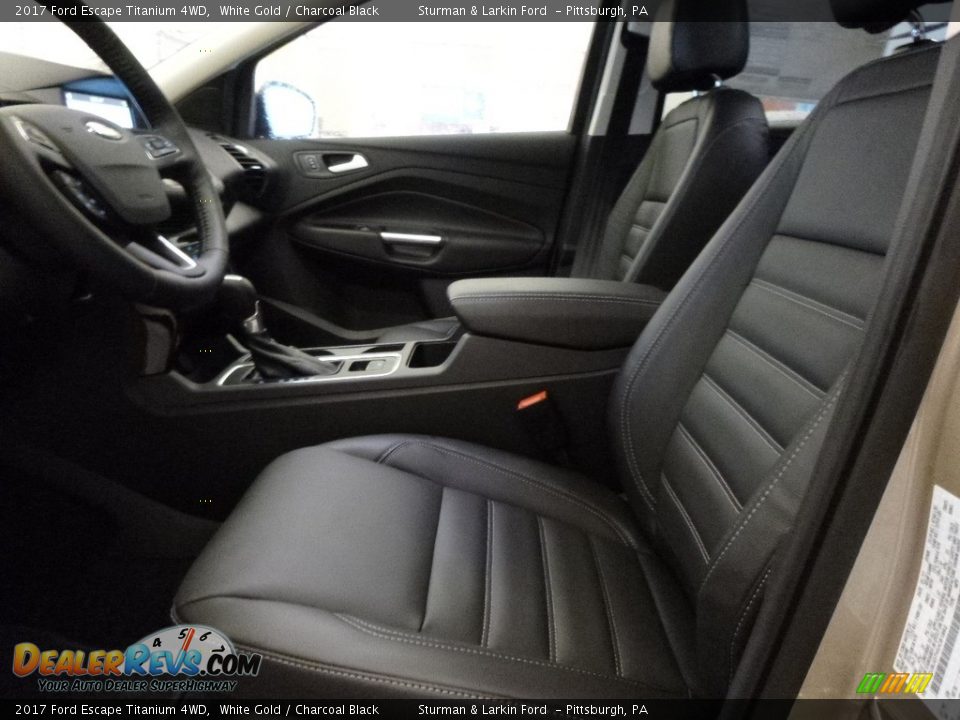 2017 Ford Escape Titanium 4WD White Gold / Charcoal Black Photo #7