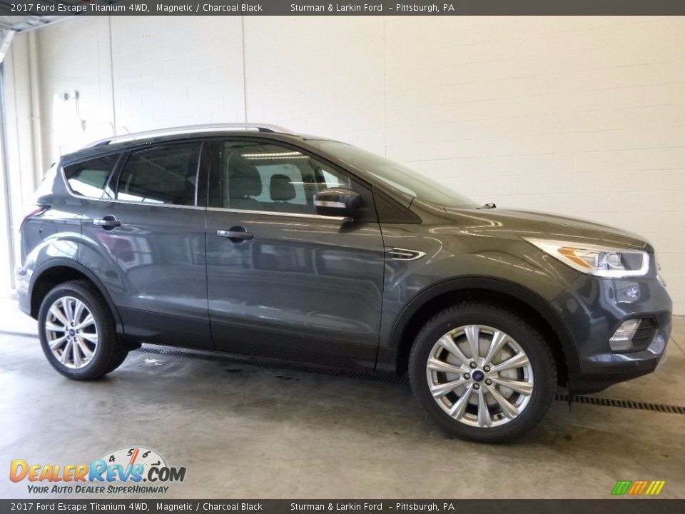 2017 Ford Escape Titanium 4WD Magnetic / Charcoal Black Photo #1