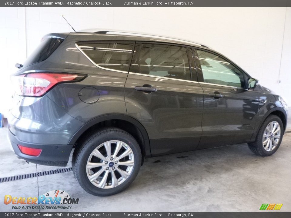 2017 Ford Escape Titanium 4WD Magnetic / Charcoal Black Photo #2