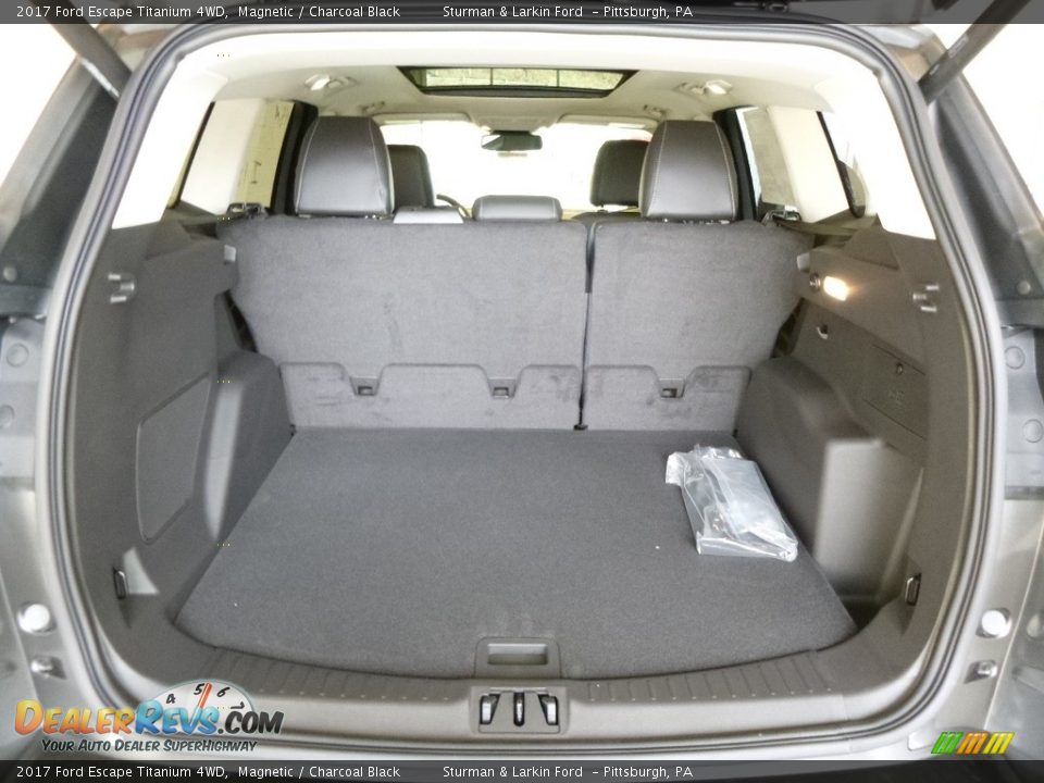 2017 Ford Escape Titanium 4WD Magnetic / Charcoal Black Photo #3