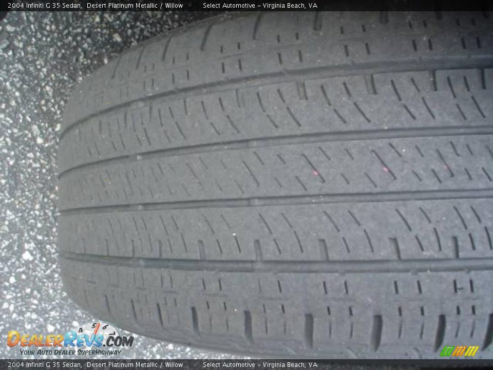 2004 Infiniti G 35 Sedan Desert Platinum Metallic / Willow Photo #22
