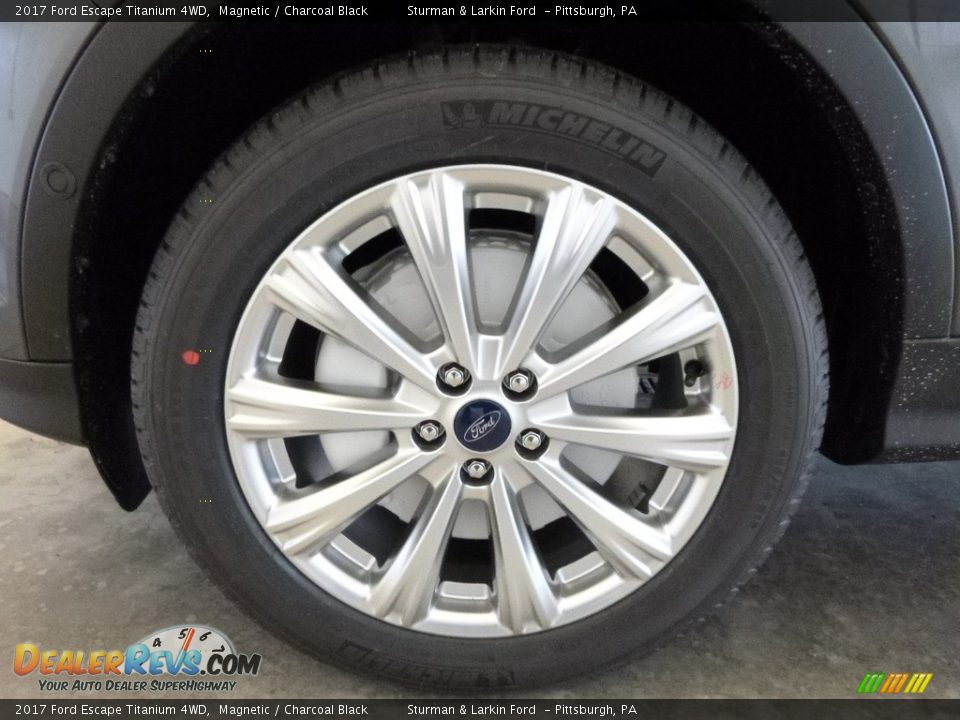 2017 Ford Escape Titanium 4WD Magnetic / Charcoal Black Photo #6