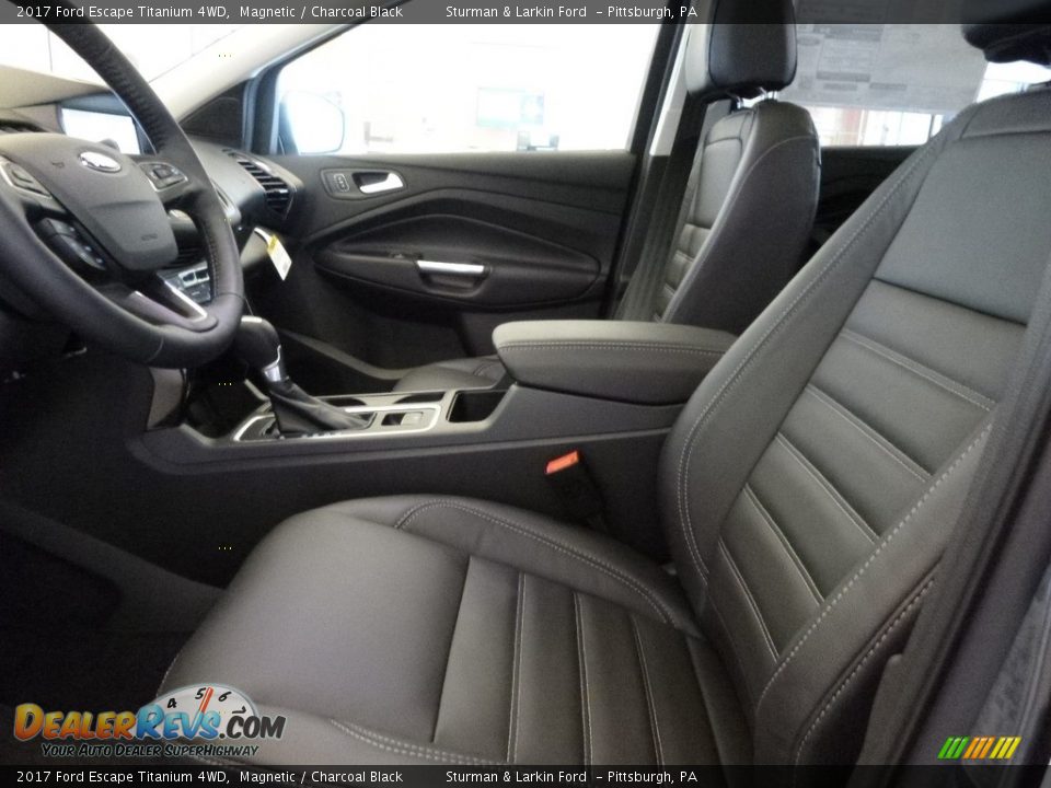 2017 Ford Escape Titanium 4WD Magnetic / Charcoal Black Photo #7