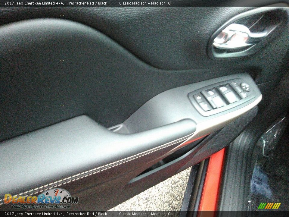 2017 Jeep Cherokee Limited 4x4 Firecracker Red / Black Photo #3