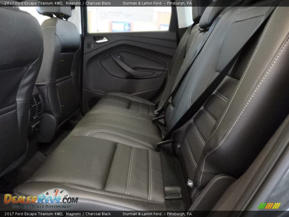 2017 Ford Escape Titanium 4WD Magnetic / Charcoal Black Photo #8